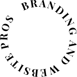 Rubber stamp effect of the company logo